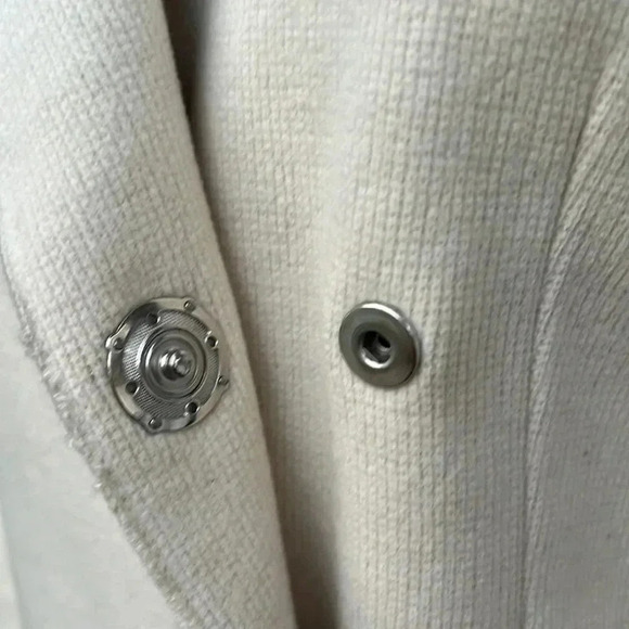 ACNE STUDIOS Ivory Slim Boil jacket size 36/S - Picture 8 of 11